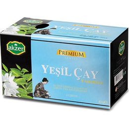 Akzer 20'li Süzen Poşet Yaseminli Yeşilçay