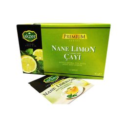 Akzer 20x1.5 gr Premium Nane Limon Karışık Bitki Süzen Poşet Çay