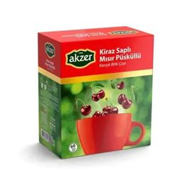 Akzer 60'lı Kiraz Saplı Mısır Püsküllü Karışık Çay