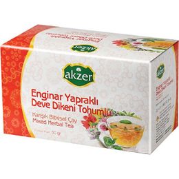 Akzer Enginarlı Deve Dikeni Tohumlu Çay