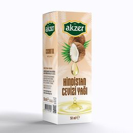 Akzer Hindistan Cevizi Yağı 50 ml