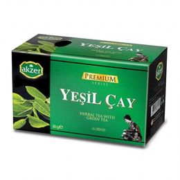 Akzer Premium 20'li Süzen Poşet Yeşil Çay