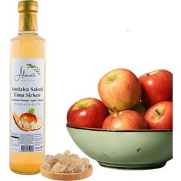Alaçatı Naturel 500 ml Doğal Fermente Sandaloz Sakızlı Elma Sirkesi