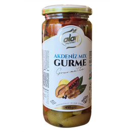 Alan Akdeniz Mix Gurme 450 gr Yeşil Zeytin