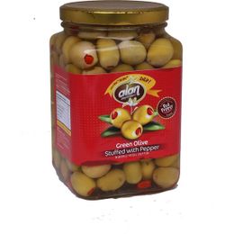 Alan Zeytinleri Biberli Yeşil Zeytin 900 gr