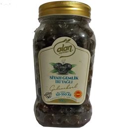 Alan Zeytinleri Xs 900 gr 321-350 Siyah Gemlik İri Yağlı Zeytin