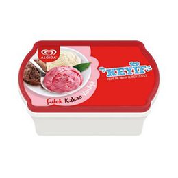 Algida 1400 ml Keyif Kakao&Vanilya&Karadutlu Dondurma