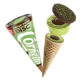 Algida Cornetto Disk Antep Fıstıklı Çikolatalı 140 ml Dondurma