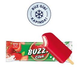 Algida Max Buzzy 67 ml Çilek Vanilya Dondurma