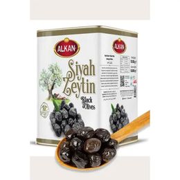 Alkan 10 kg Teneke Ambalaj 260-290 Kalibre Siyah Zeytin