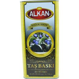 Alkan 5 lt Taş Baskı Soğuk Sıkım Zeytinyağı