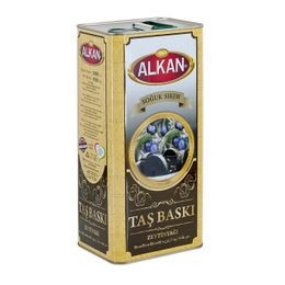 Alkan 5 lt Taş Baskı Soğuk Sıkım Zeytinyağı