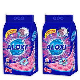 Aloxi Matik Renkli ve Beyazlar İçin 2x9 kg Toz Deterjan