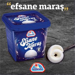 Alpedo Maraş 100 gr Sade Dondurma