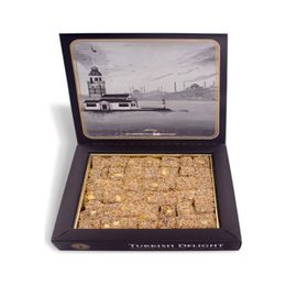 Altın Cezve 400 gr Kadayıflı Antep Fıstıklı Lokum
