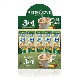 Altıncezve 40x15 gr 3ü 1 Arada Fındık Aromalı Kahve