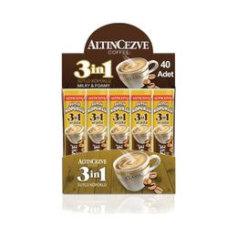 Altıncezve 40x17 gr 3ü 1 Arada Sütlü Köpüklü Tek İçimlik Kahve