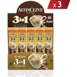 Altıncezve 40x17 gr 3ü 1 Arada Sütlü Köpüklü Tek İçimlik Kahve
