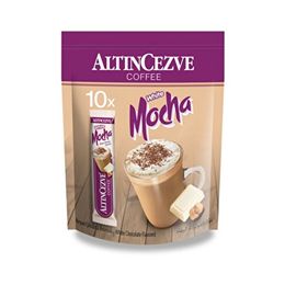Altıncezve Coffee 10'lu 17 gr Beyaz Çikolata Aromalı White Mocha Hazır Kahve