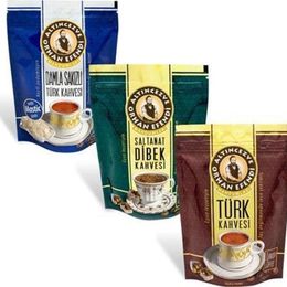 Altıncezve Orhan Efendi 3x100 gr Damla Sakızlı + Dibek Türk Kahvesi + Türk Kahvesi