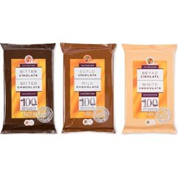 Altınmarka 3x2.5 kg Bitter + Sütlü + Beyaz Kuvertür Çikolata
