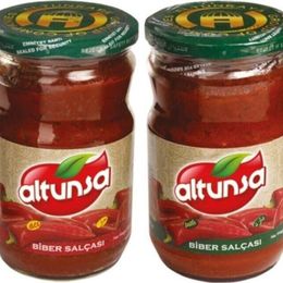 Altunsa 2x650 gr Acı ve Tatlı Biber Salçası