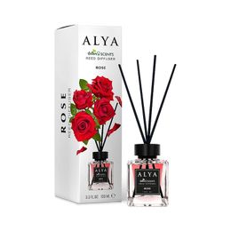 Alya 100 ml Nature's Scents Rose Bambu Çubuklu Oda Kokusu