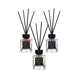 Alya Nature's 3x100 ml Scents Juicy App + Lavender + Juicy Apple Bambu Çubuklu Oda Kokusu