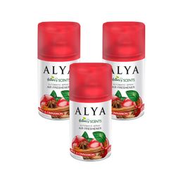 Alya Nature's 3x250 ml Scents Apple Cinnamon Oda Kokusu Yedek Makine Spreyi