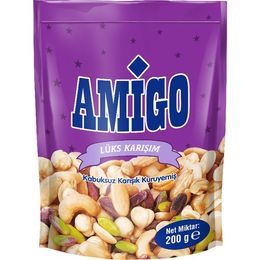 Amigo 200 gr Lüks Kabuksuz Karışık Kuruyemiş