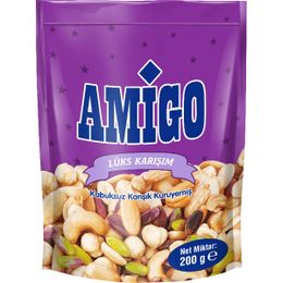 Amigo 200 gr Lüks Kabuksuz Karışık Kuruyemiş