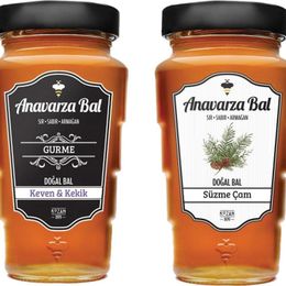 Anavarza Gurme Keven Kekik Balı 450 gr + 450 gr Çam Balı