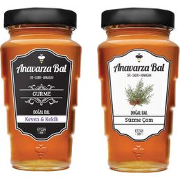 Anavarza Gurme Keven Kekik Balı 450 gr + 450 gr Çam Balı