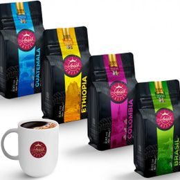 Anisah Coffee 4'lü 250 gr Dünya Filtre Kahve Seti + 300 ml Kupa
