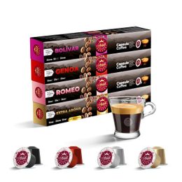 Anisah Coffee 4x10'lu Bolivar + Genoa Romeo + Extra Aroma Kapsül Kahve Seti
