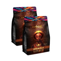 Anisah Coffee 500 gr African Hills Doğu Afrika Blend Orta Kavrum Medium Roast Filtre Kahve