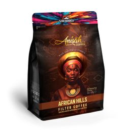 Anisah Coffee 500 gr African Hills Doğu Afrika Blend Orta Kavrum Medium Roast Filtre Kahve