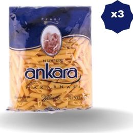 Ankara 3x500 gr Penne Makarna