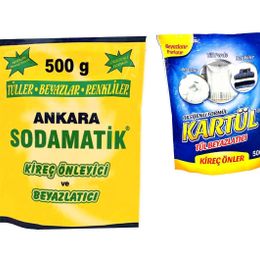Ankara 500 gr Sodamatik + 500 gr Kartül Tül Beyazlatıcı