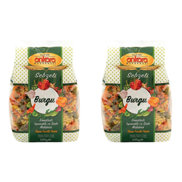 Ankara Makarna 2x350 gr Sebzeli Burgu Makarna
