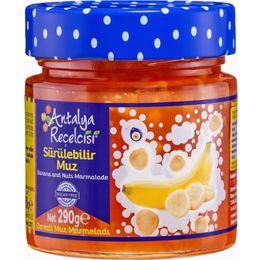 Antalya Reçelcisi 290 gr Sürülebilir Çerezli Muz Marmeladı