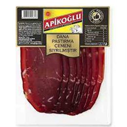 Apikoğlu 70 gr Çemeni Sıyrılmış Pastırma