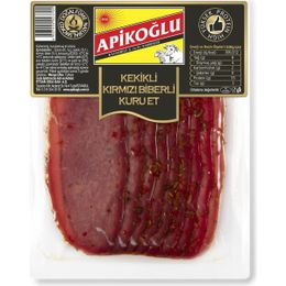 Apikoğlu Kurutulmuş Füme Et Kekikli Kırmızı Biberli 70 gr