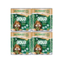 Aqua 3 Katlı 160'li Bambu Ultra Avantaj Tuvalet Kağıdı