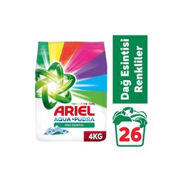 Ariel 4 kg Parlak Renkler için Toz Çamaşır Deterjanı