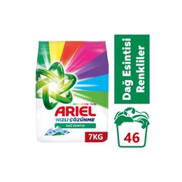 Ariel Beyazlar İçin Hızlı Çözünme Dağ Esintisi 7 kg Çamaşır Toz Deterjanı
