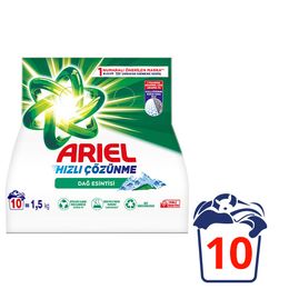 Ariel Dağ Esintisi Aquapudra 1.5 kg Toz Çamaşır Deterjanı