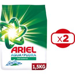 Ariel Dağ Esintisi Aquapudra 2x1,5 kg Toz Çamaşır Deterjanı