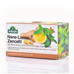 Arifoğlu 20'li Süzen Poşet Nane Limon Zencefil Çay