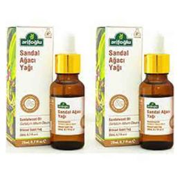 Arifoğlu Sandal Ağacı Yağı 20 + 20ml 2 Li Set